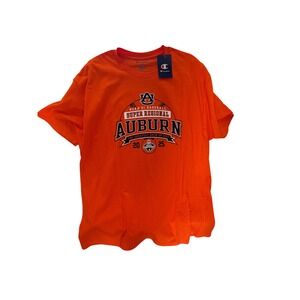 Champion Auburn Tigers 2022 NCAA Baseball Super Regional Orange T-Shirt Mens XL